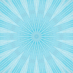 Light blue starburst geometric pattern