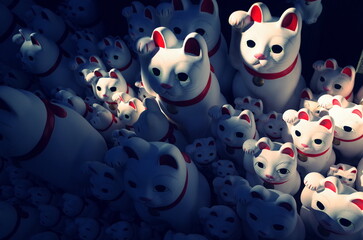 豪徳寺の招き猫