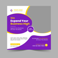 Creative Social Media Post Design Template 