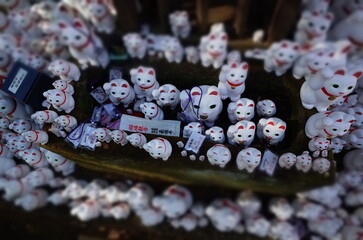 豪徳寺の招き猫