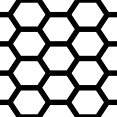 Hexagons. Honeycomb. Mosaic. Grid background. Ancient ethnic motif. Geometric grate wallpaper. Parquet backdrop. Digital paper, web design, textile print. Seamless ornament pattern. Abstract art image