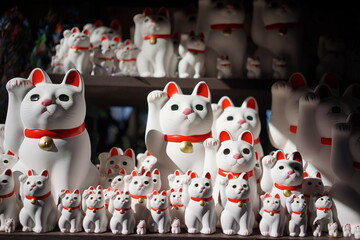 豪徳寺の招き猫