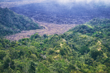 Fototapeta premium Beautiful landscape. Volcano view, Bali, Indonesia.