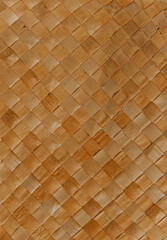 Brown braided reed texture background