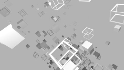 キューブ トンネル VJ ジオメトリック 白 [別Verあり]