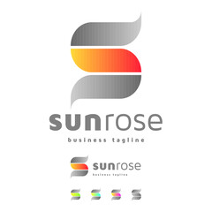 Sun Rose Corporate S Brand Logo Design