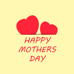 happy mothers day text.
two heart.
happy valentines day