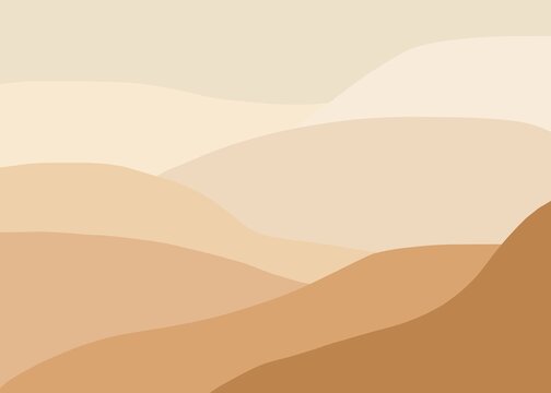 Abstract background gradient orange sand dunes art pattern