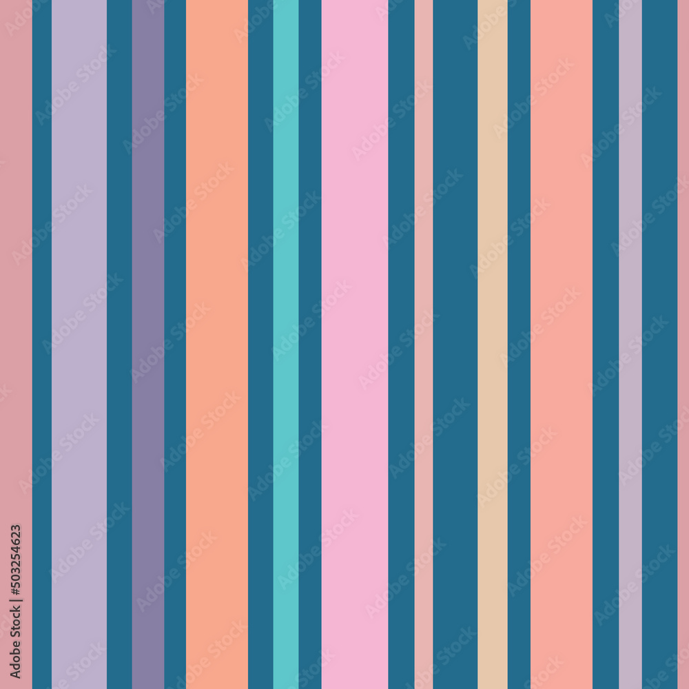 Aufkleber colorful vertical stripe pattern, abstract geometric vector repeat