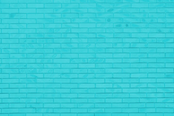 Blue brick wall texture, grunge background. 