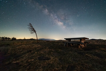 美ヶ原高原の夜景　長野県