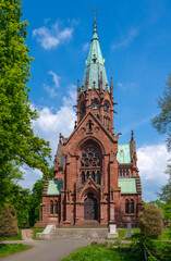 Grand Ducal Burial Chapel, Palace Park, Karlsruhe. Baden-Wuerttemberg, Germany, Europe
