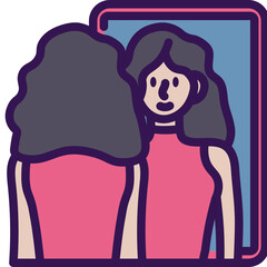 mirror line icon