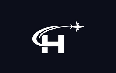 Fototapeta premium Aviation and airlines company logo design, Tour and travel agency symbol design vector