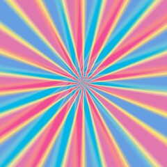 An illustration with rays coming out of the center. Unique radial pattern. Background with stripes, lines, diagonals. For scrapbooking, printing, websites and bloggers