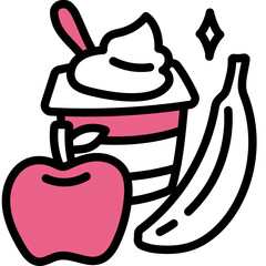 breakfast one color icon