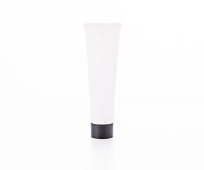 White cosmetic tube