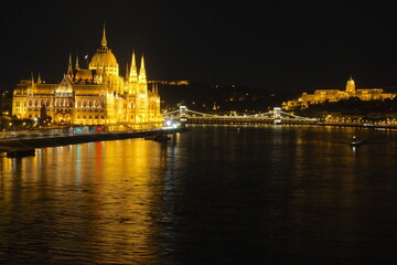 Fototapeta na wymiar Beautiful scenery of budapest, Hungary.