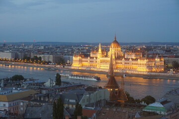 Beautiful scenery of budapest, Hungary.