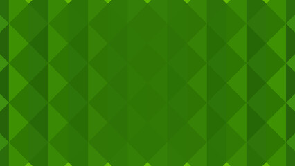 Abstract geometric background. Triangular pixelation. Mosaic, green gradient.
