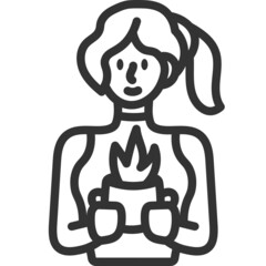 women line icon