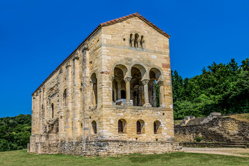 Naklejka premium church of st john the baptist in town