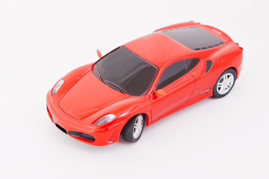 toy car isolated on white