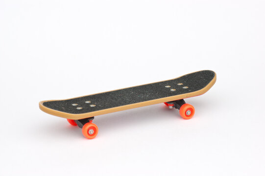 Skateboard  with orange wheels