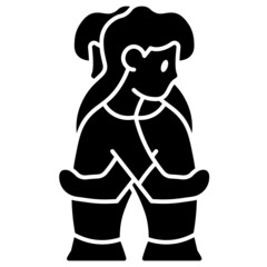 hug solid icon