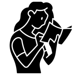 reading solid icon