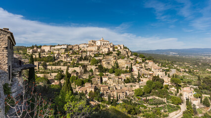 Fototapeta na wymiar Beautiful medieval village Gordes in Provence, France