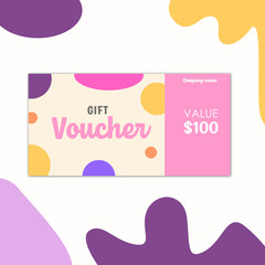 Gift voucher template