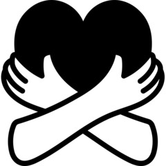 love solid line icon