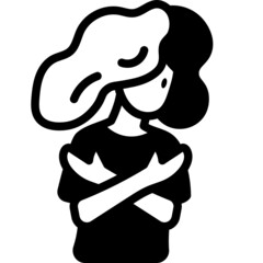 self solid line icon