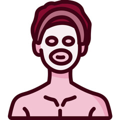 face mask Two Tone icon