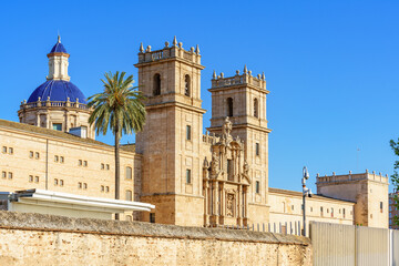 Fototapeta na wymiar Exterior view of San Miguel de los Reyes monastery in València