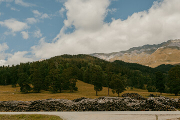 landscape in the mountains