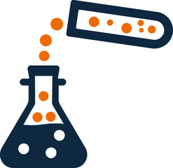 Science, Experiment icon. Simple editable vector graphics.