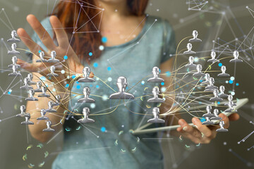 team hierarchy connection group digital
