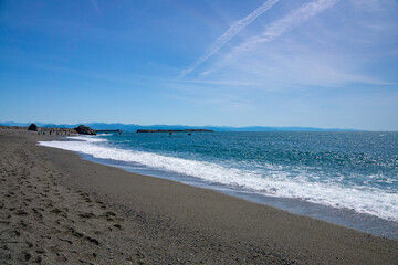 高知県　桂浜の風景