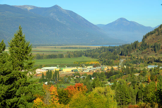 Creston Valley Kootenay Farmland British Columbia Canada