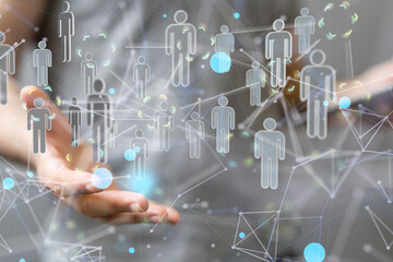 business, people, communication, social network and technology concept