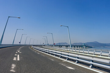 新北九州空港線の新北九州空港連絡橋（福岡県）