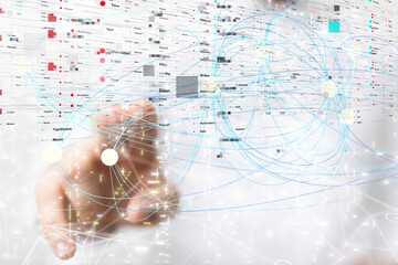 data code binary concept