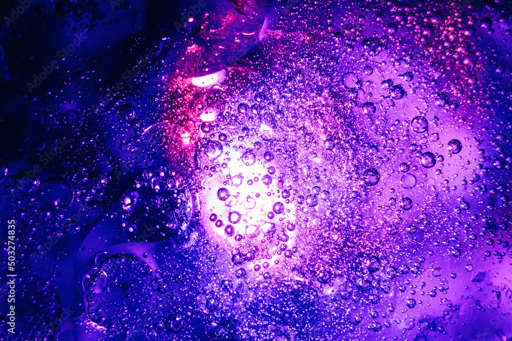 Poster beautiful abstract surreal drops light pastel dark magic drop. background pattern for design. macro 