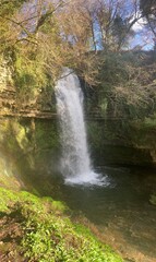 Fototapeta na wymiar Glencar waterfall, co Leitrim, Ireland