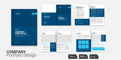 Company Portfolio Design Agency Company Profile Design Minimal Company Portfolio Profile 