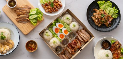 Thai Food Mixed Dishes - อาหารไทย