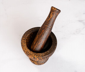 Mortatr and Pestle Wooden Small One 