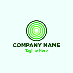 Spiral round logo design